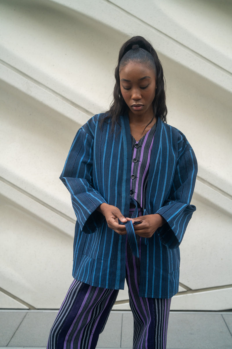 Aso-oke Kimono – AfroTheory